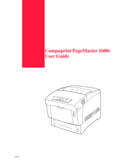 Compuprint PageMaster 1600c User Manual