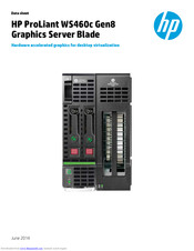 HP ProLiant WS460c Gen8 Datasheet