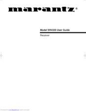 Marantz SR-4320 User Manual