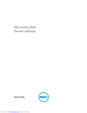 Dell Vostro 3015 Owner's Manual