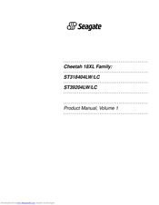 Seagate Cheetah 18XL Product Manual