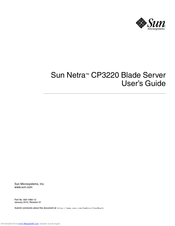Sun Microsystems Sun Netra CP3220 User Manual