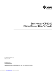Sun Microsystems Sun Netra CP3250 User Manual