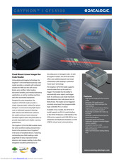 Datalogic Gryphon GFS4100 Brochure & Specs