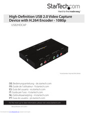 StarTech.com USB2HDCAP User Manual
