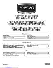 Maytag 4GMEDC100 Use And Care Manual