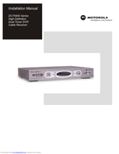Motorola DCT6400 Series Installation Manual