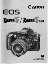 Canon EOS Rebel G Manuals | ManualsLib