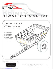 Brinly-Hardy PCT-10LX ATV BH Owner's Manual