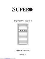 Supermicro SuperServer 5037C-i User Manual