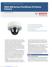 Bosch VDN-498V03-21 Quick Manual