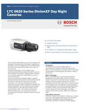 Bosch Dinion XF LTC 0620/61 Quick Manual