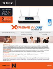 D-Link Xtreme N DUO Brochure & Specs