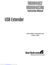 StarTech.com USB2004EXT Instruction Manual