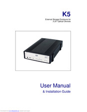 ANUBIS K5 User Manual & Installation Manual