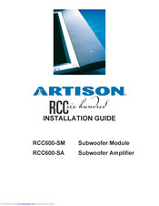 Artison RCC600-SM Installation Manual