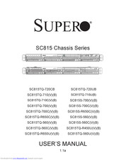 Supero SC815TQ-720CB User Manual