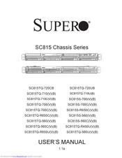Supero SC815TQ-R450UV User Manual