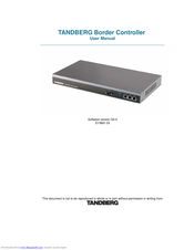 Tandberg D13691.03 User Manual