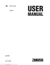 Zanussi ZCG660 User Manual