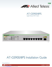 Allied Telesis AT-GS900/8PS Installation Manual