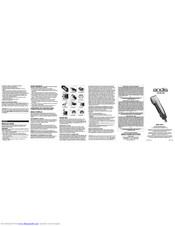 Andis SMC-2 Use And Care