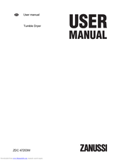 Zanussi ZDC 47203W User Manual