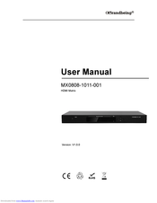 Grandbeing MX0808-1011-001 User Manual