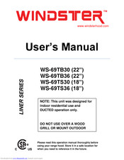 Windster LINER WS-69TB30 User Manual