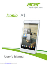 Acer Iconia A1 User Manual