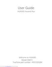 Huawei Ascend Plus H881C User Manual