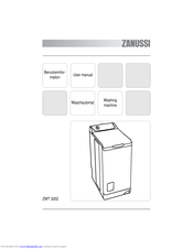 Zanussi ZWT 3202 User Manual