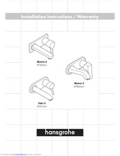 Hans Grohe Talis S 31611xx1 Installation Instructions Manual