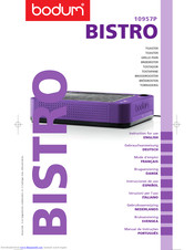 Bodum Bistro 10957P Instructions For Use Manual