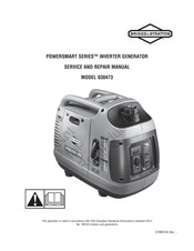 Briggs & Stratton Powersmart 30473 Service And Repair Manual