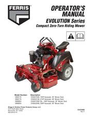 Ferris Evolution EVKAV2048 Operator's Manual
