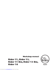 Husqvarna Rider 13 Workshop Manual