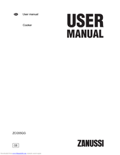Zanussi ZCG55QG User Manual