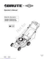 Brute 7800886 Operator's Manual