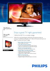 Philips 40PFL4606D/78 Specifications