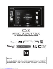 Dual DXV3D Installation & Owner's Manual