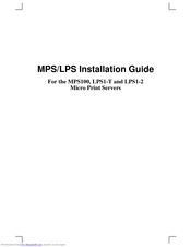 Lantronix LPS1-T Installation Manual