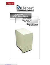 Liebert GXT96VLRT2UL User Manual