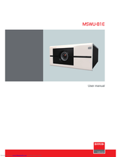Barco MSWU-81E User Manual