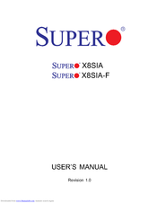 Supero X8SIA-F User Manual