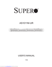 Supero AS-1011M-UR User Manual