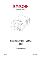 Barco BarcoReality SIM6 Ultra R9040150 Owner's Manual