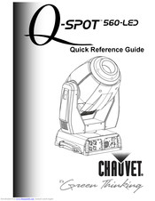 Chauvet Green Thinking Q-Spot 560 LED Quick Reference Manual