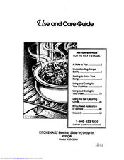 KitchenAid KEDC205B Use And Care Manual