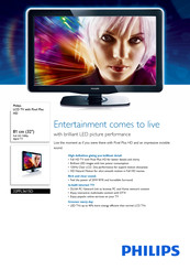 Philips 32PFL5615D Specifications